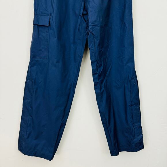 Coleman Nylon Wind Rain Pants Net Lining Dark Blue Navy Men's Size M - Picture 3 of 13